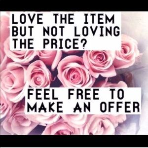 All reasonable offers welcome!